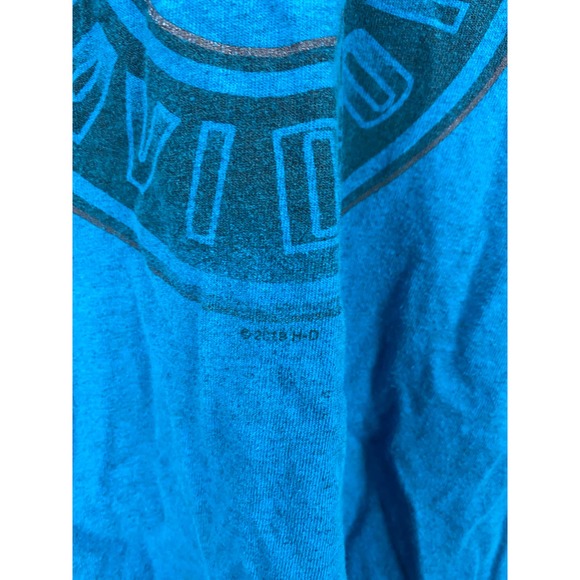 2017 - Harley Davidson Motorcycles Big Print Minnesota Blue Tee - XL - Picture 10 of 13